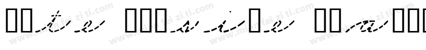 Cute Cursive Blackou字体转换